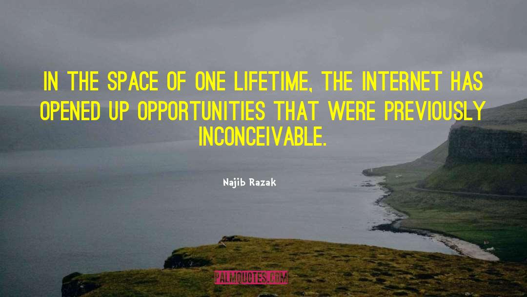 Najib Razak Quotes: In the space of one