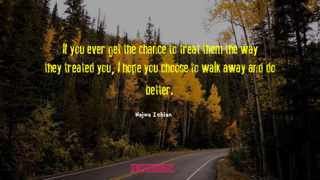 Najwa Zebian Quotes: If you ever get the