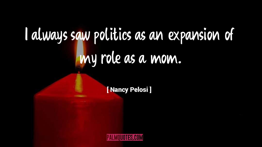 Nancy Pelosi Quotes: I always saw politics as