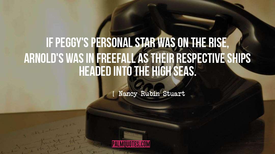 Nancy Rubin Stuart Quotes: If Peggy's personal star was