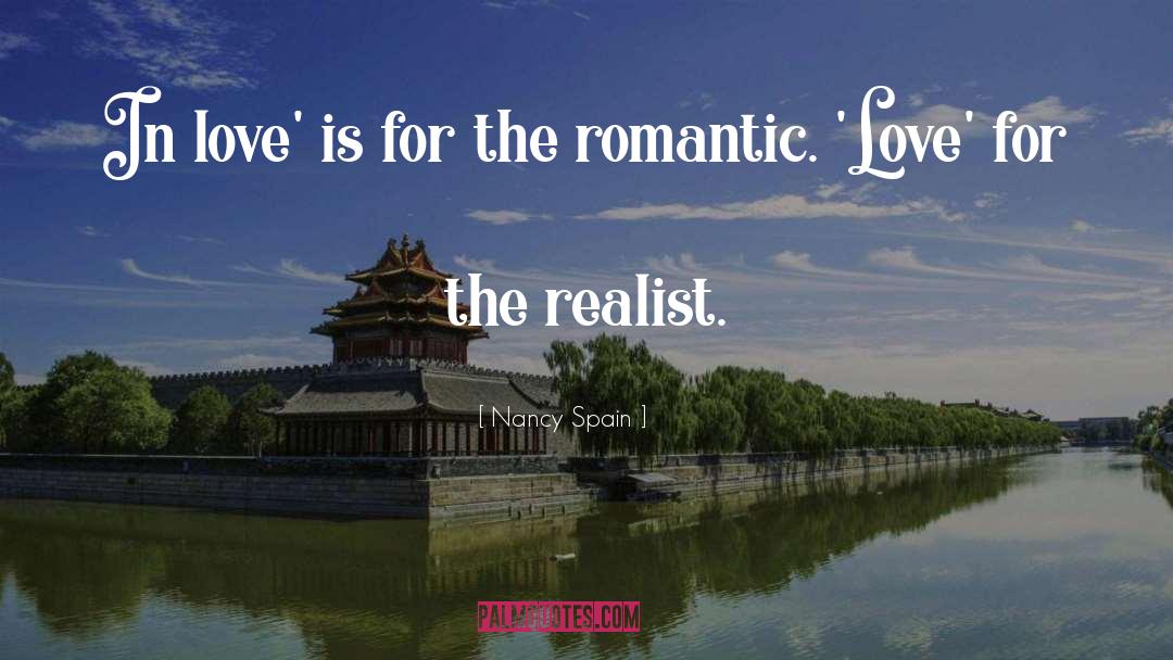 Nancy Spain Quotes: In love' is for the