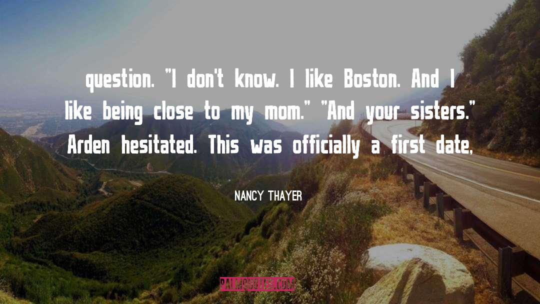 Nancy Thayer Quotes: question. 