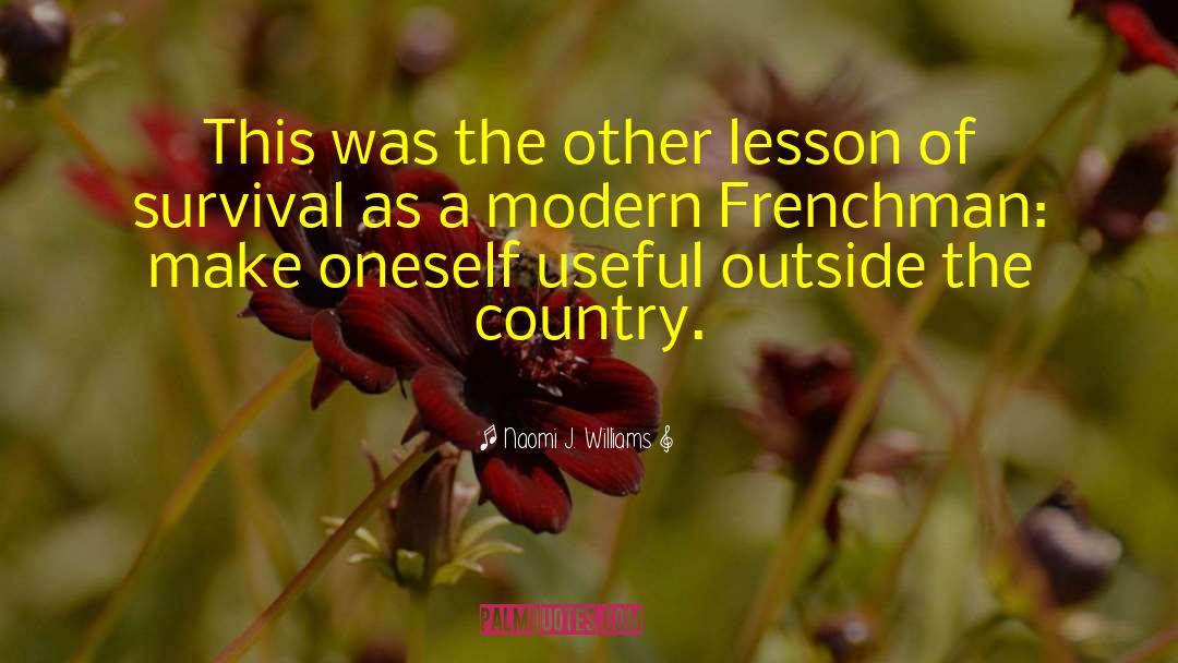 Naomi J. Williams Quotes: This was the other lesson