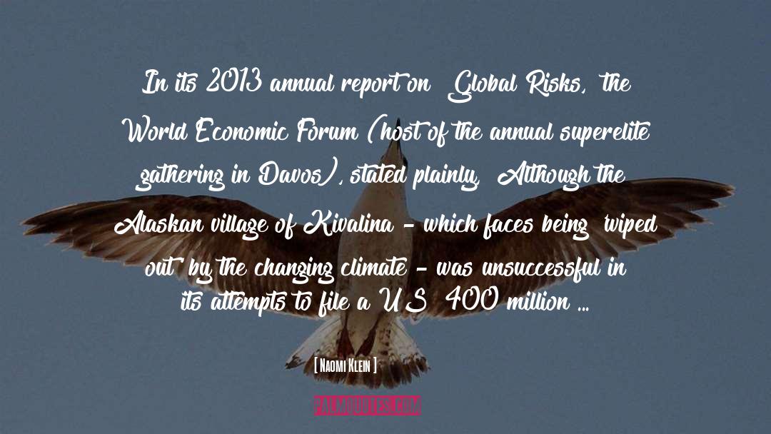 Naomi Klein Quotes: In its 2013 annual report