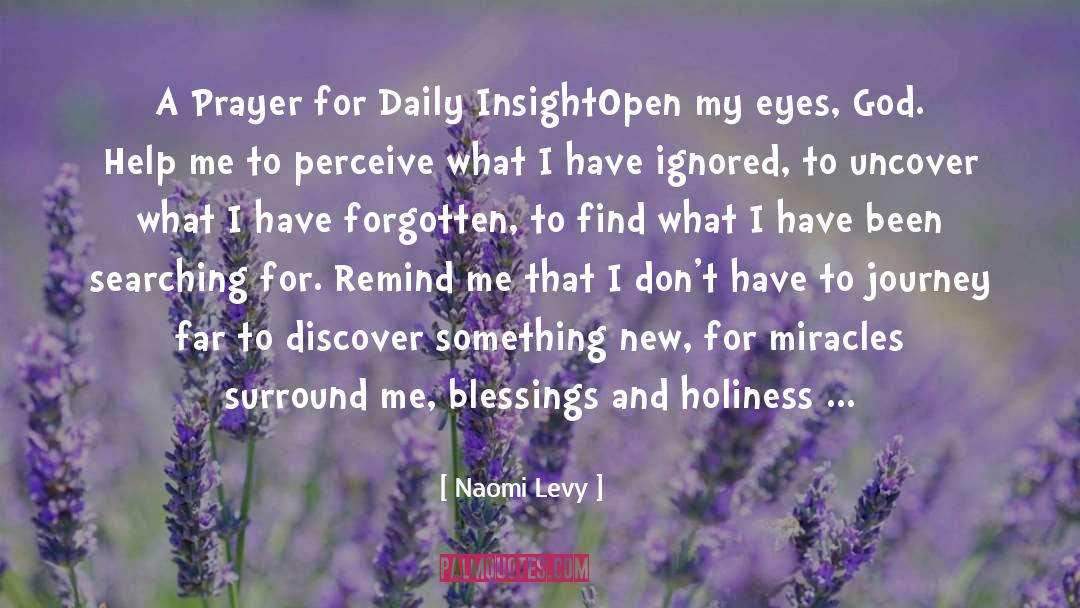 Naomi Levy Quotes: A Prayer for Daily Insight<br>Open