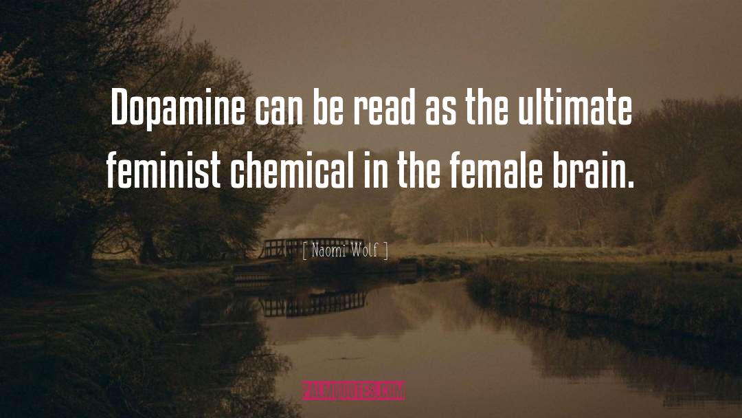 Naomi Wolf Quotes: Dopamine can be read as