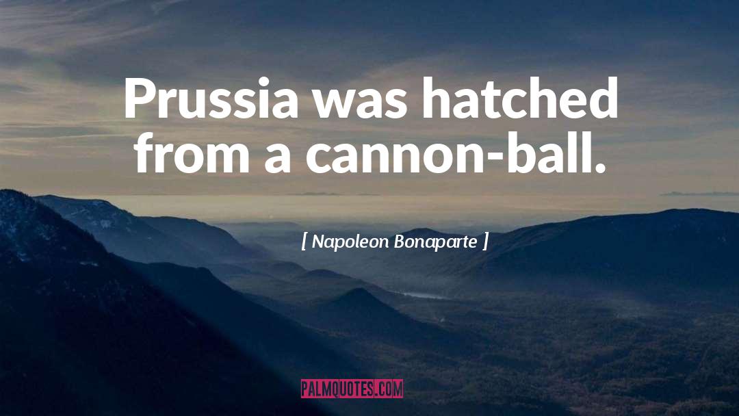 Napoleon Bonaparte Quotes: Prussia was hatched from a