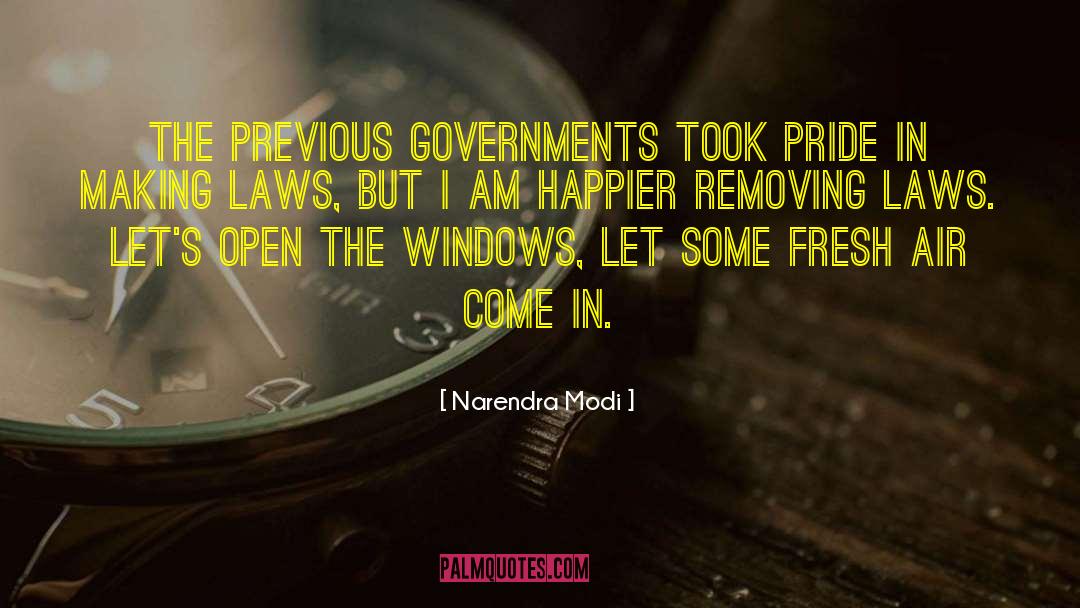 Narendra Modi Quotes: The previous Governments took pride