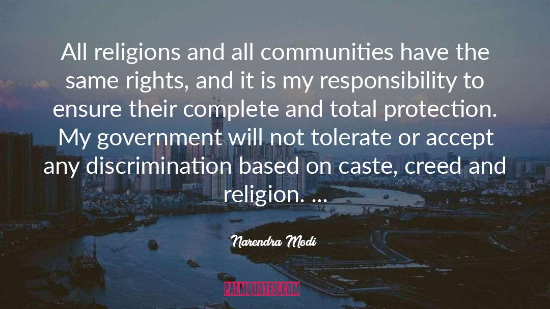Narendra Modi Quotes: All religions and all communities