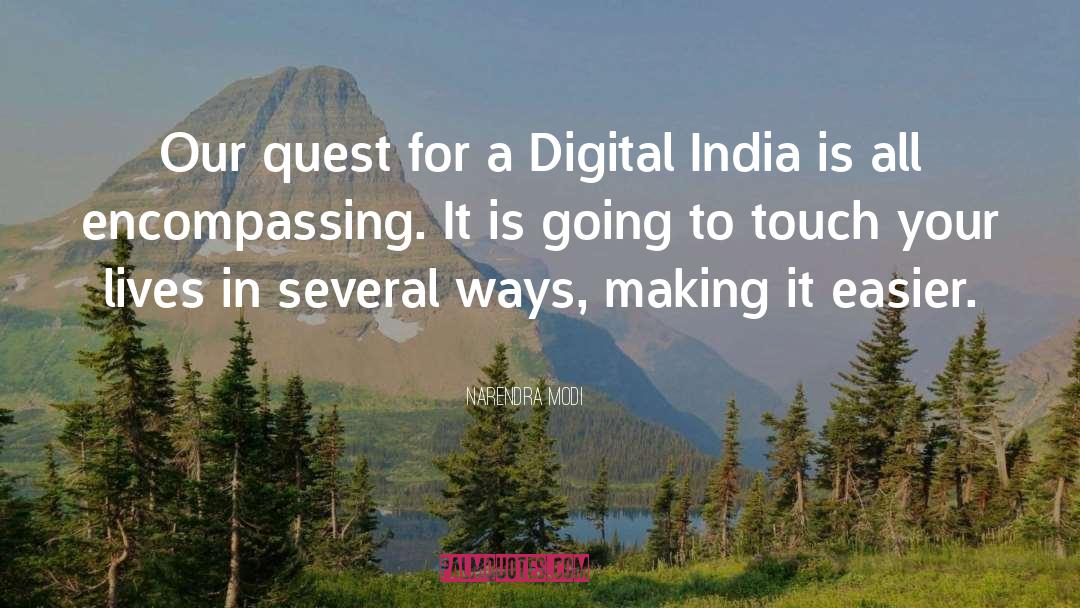 Narendra Modi Quotes: Our quest for a Digital