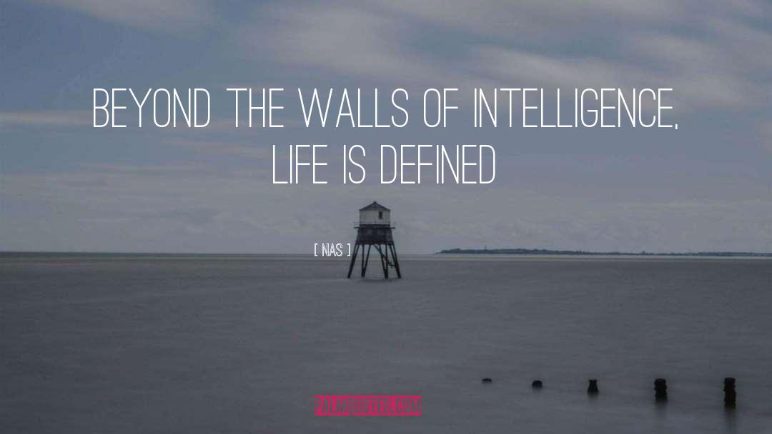 Nas Quotes: Beyond the walls of intelligence,