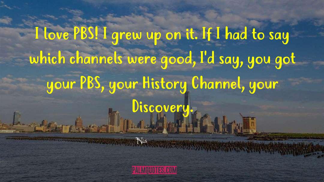 Nas Quotes: I love PBS! I grew