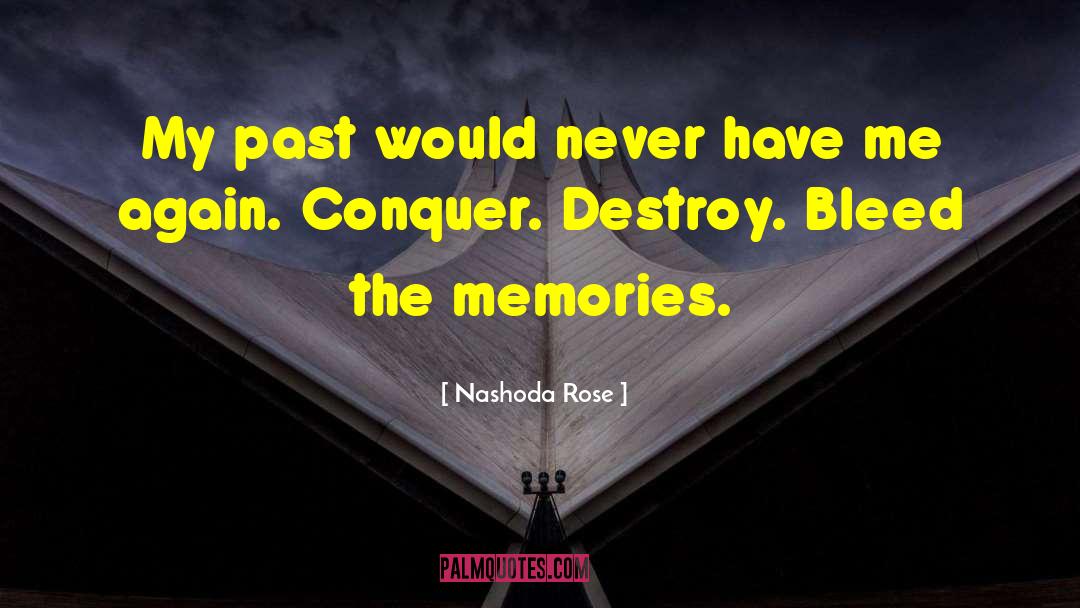 Nashoda Rose Quotes: My past would never have