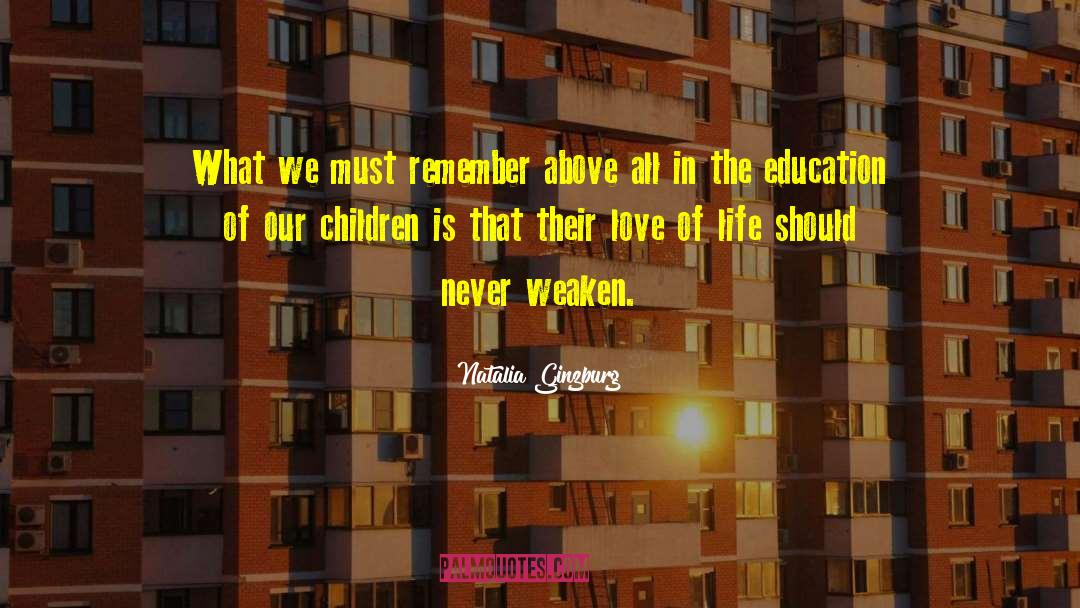 Natalia Ginzburg Quotes: What we must remember above