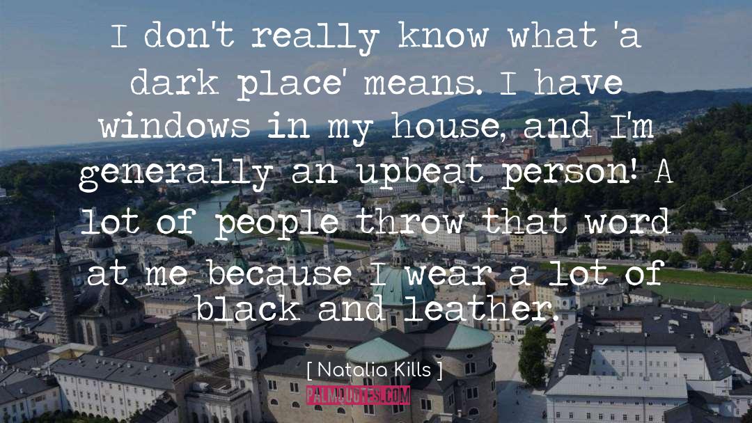 Natalia Kills Quotes: I don't really know what