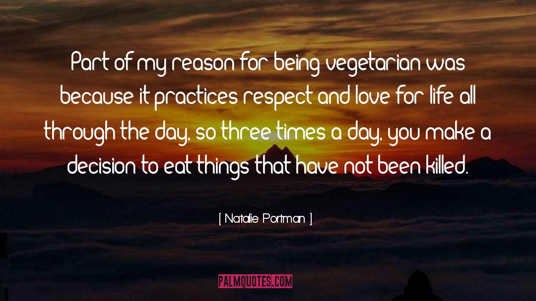 Natalie Portman Quotes: Part of my reason for