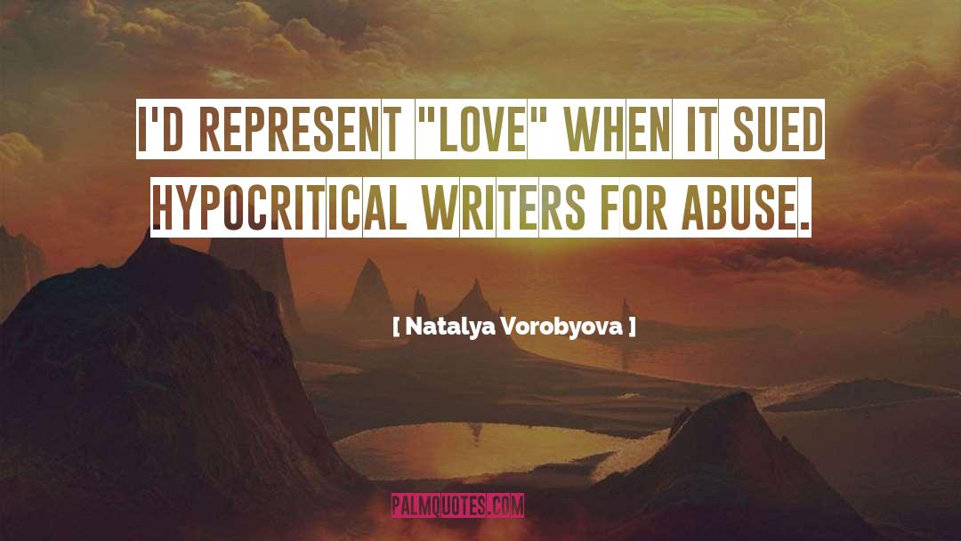 Natalya Vorobyova Quotes: I'd represent 
