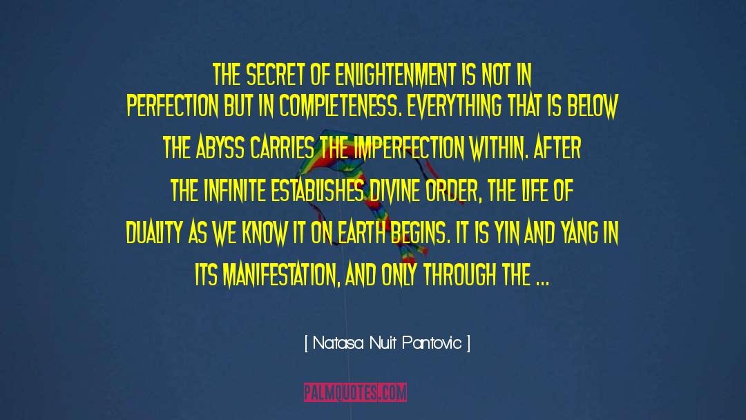 Natasa Nuit Pantovic Quotes: The Secret of Enlightenment is