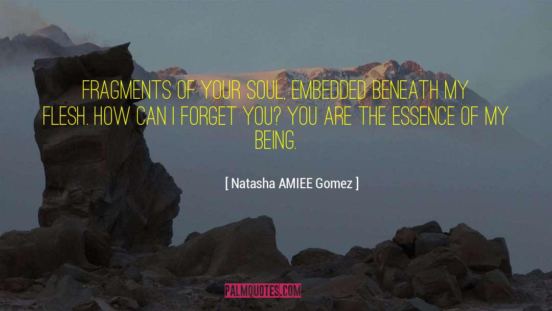 Natasha AMIEE Gomez Quotes: Fragments of your soul, embedded