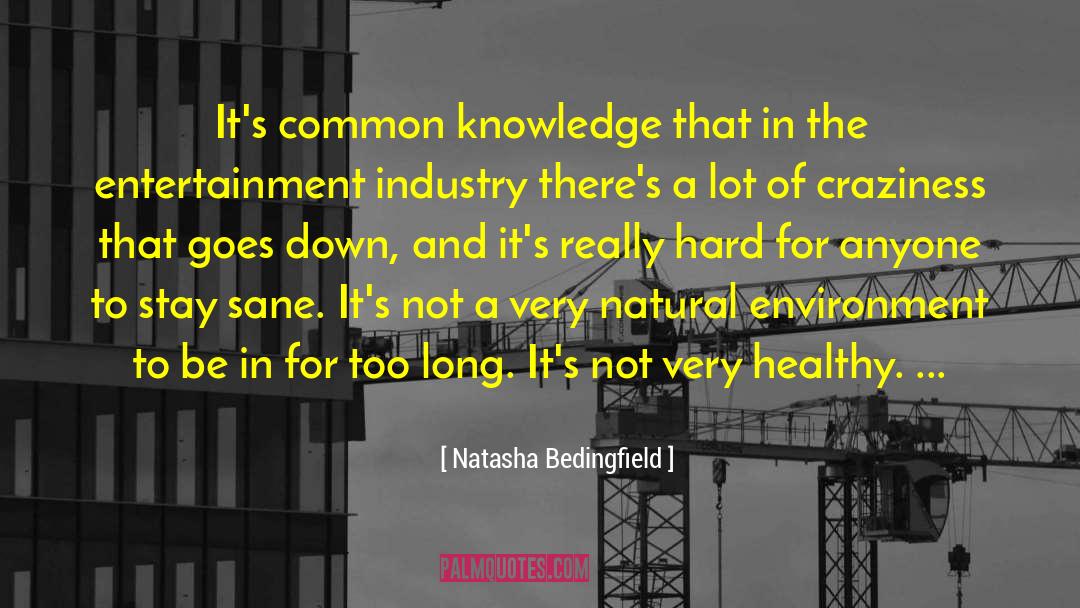Natasha Bedingfield Quotes: It's common knowledge that in