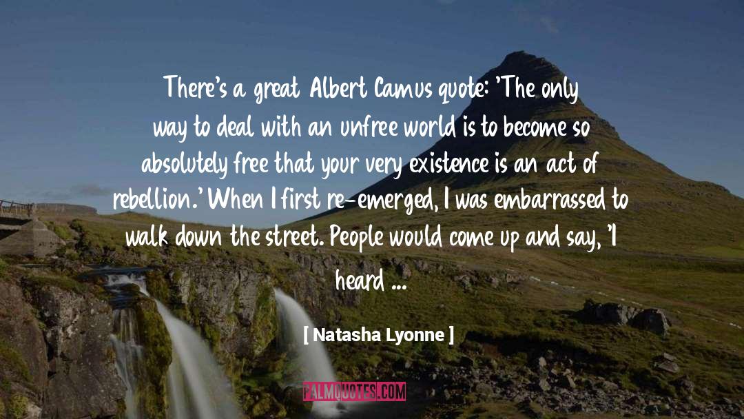 Natasha Lyonne Quotes: There's a great Albert Camus