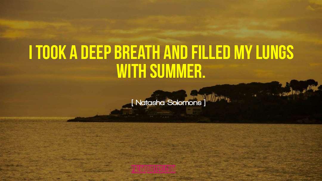 Natasha Solomons Quotes: I took a deep breath