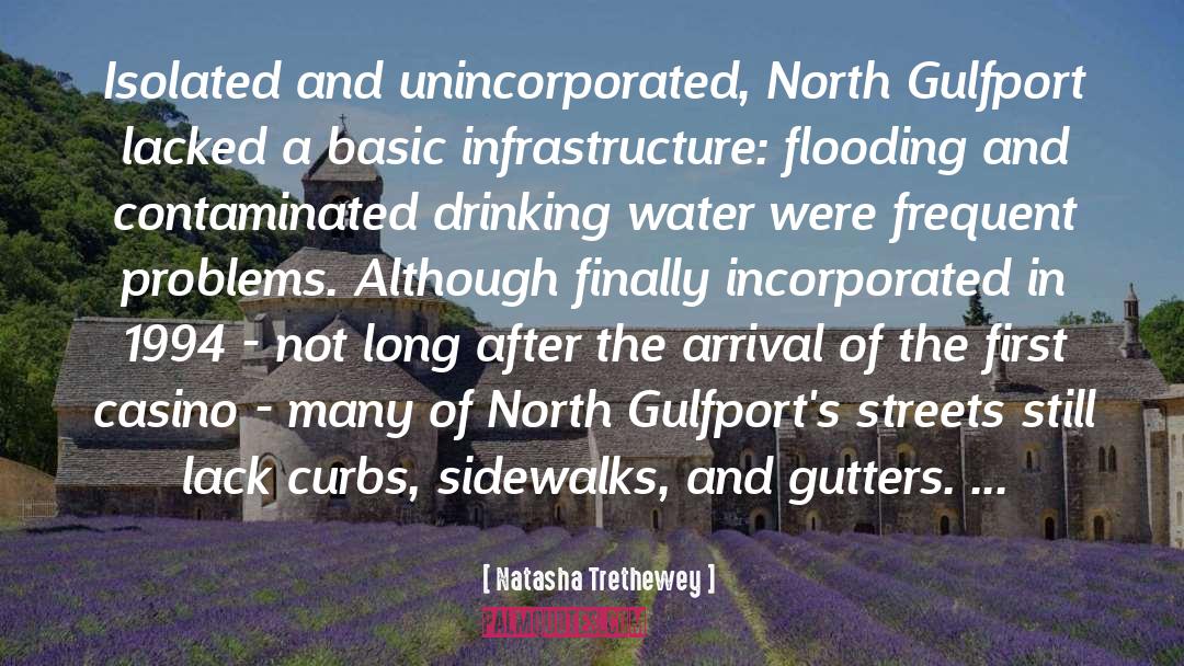Natasha Trethewey Quotes: Isolated and unincorporated, North Gulfport