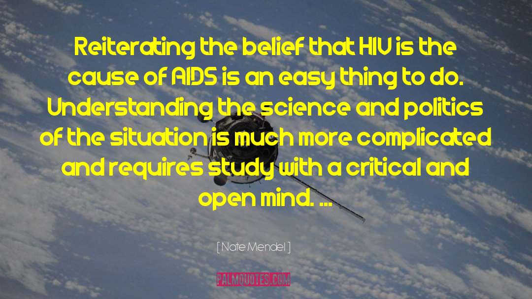 Nate Mendel Quotes: Reiterating the belief that HIV