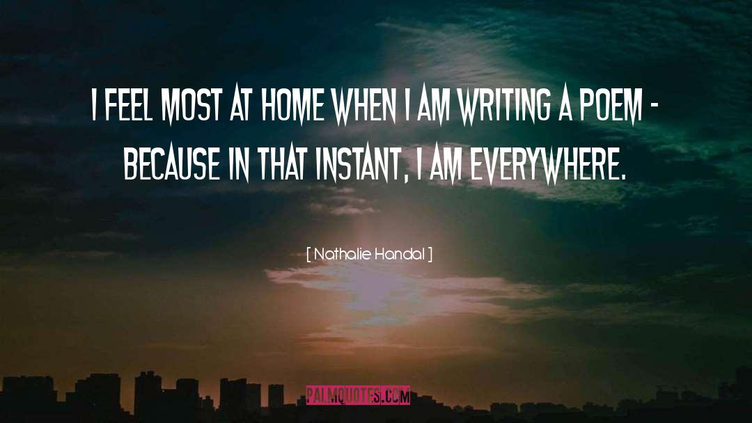 Nathalie Handal Quotes: I feel most at home