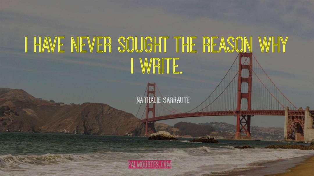 Nathalie Sarraute Quotes: I have never sought the