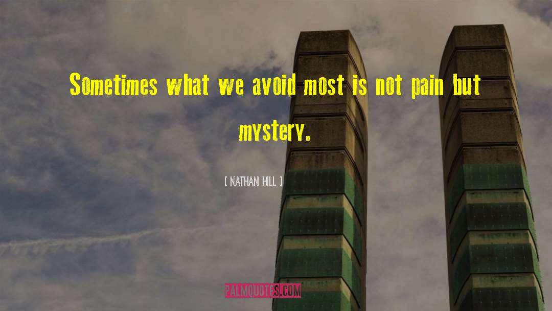 Nathan Hill Quotes: Sometimes what we avoid most