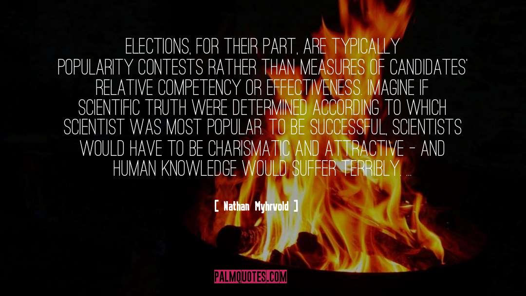 Nathan Myhrvold Quotes: Elections, for their part, are