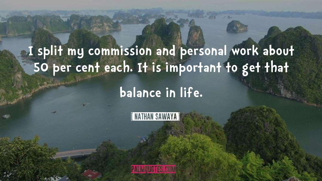 Nathan Sawaya Quotes: I split my commission and