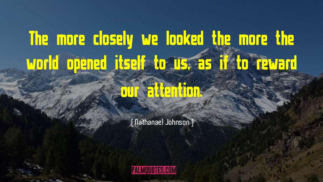 Nathanael Johnson Quotes: The more closely we looked
