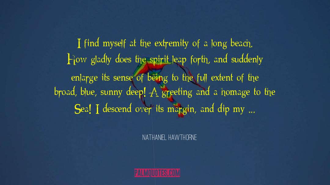 Nathaniel Hawthorne Quotes: I find myself at the