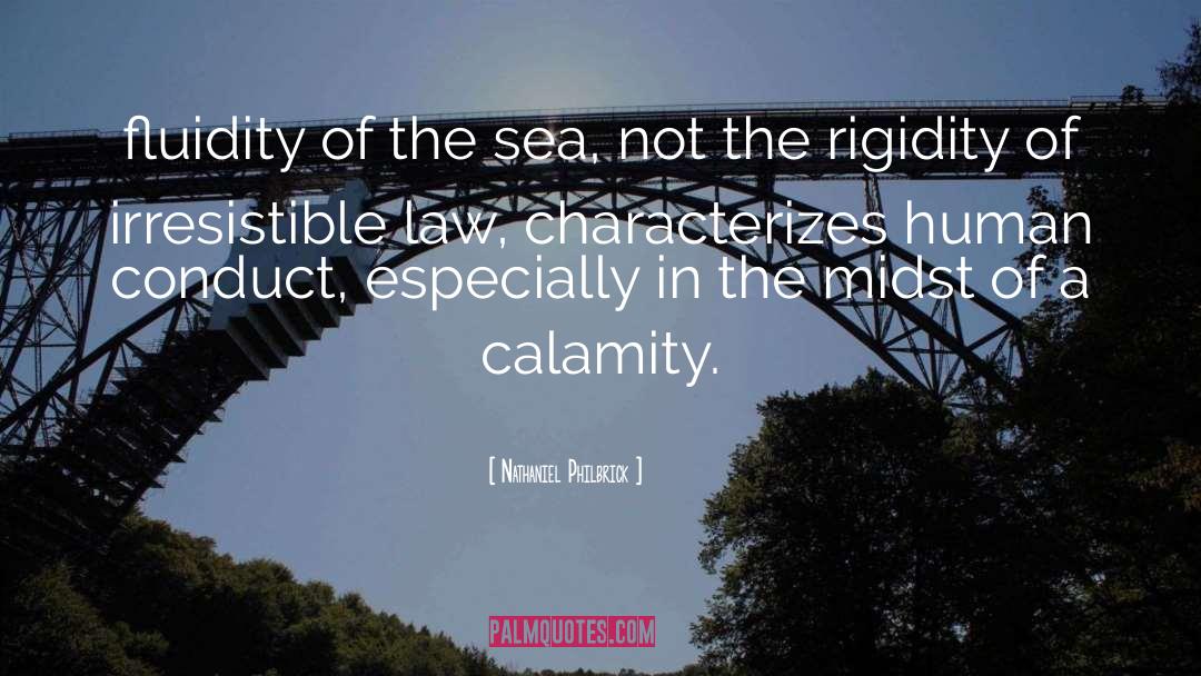 Nathaniel Philbrick Quotes: fluidity of the sea, not