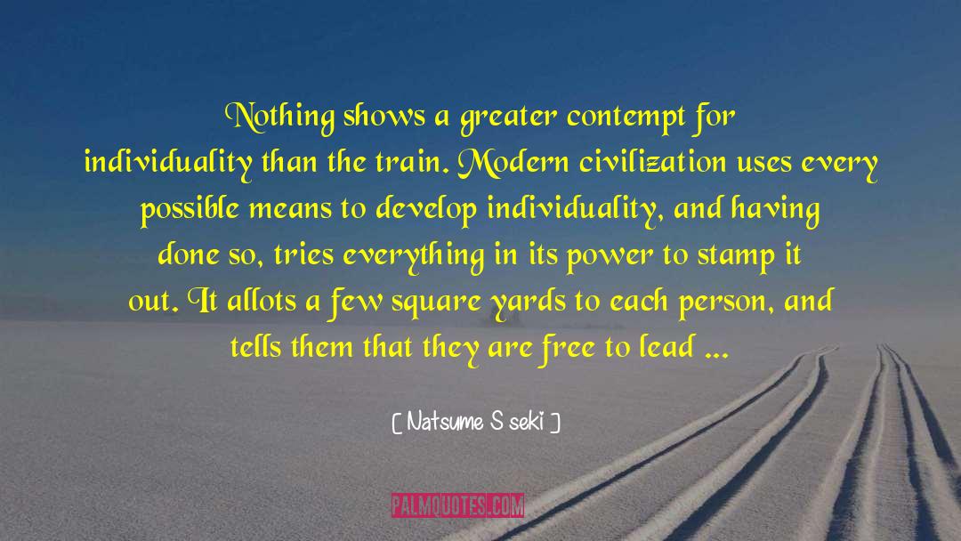 Natsume Sōseki Quotes: Nothing shows a greater contempt