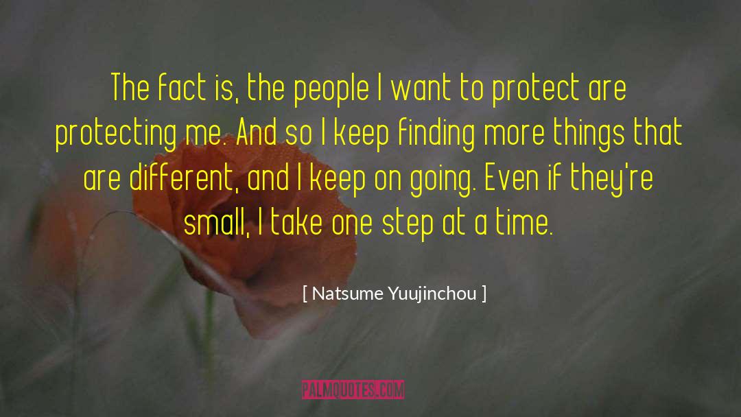 Natsume Yuujinchou Quotes: The fact is, the people