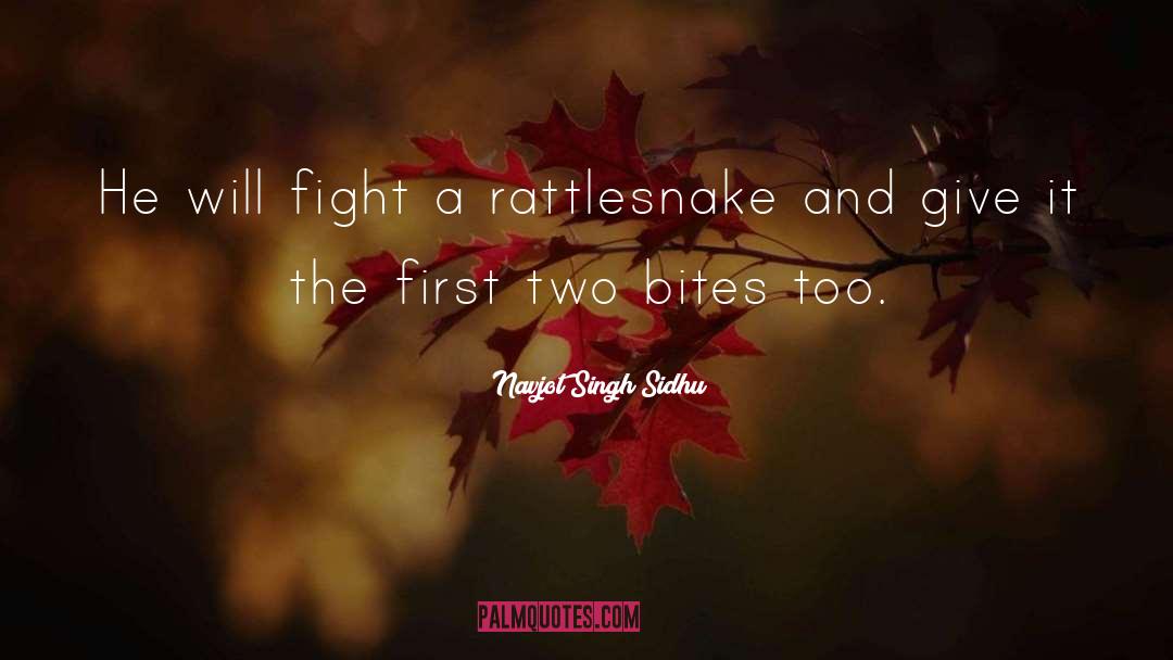 Navjot Singh Sidhu Quotes: He will fight a rattlesnake