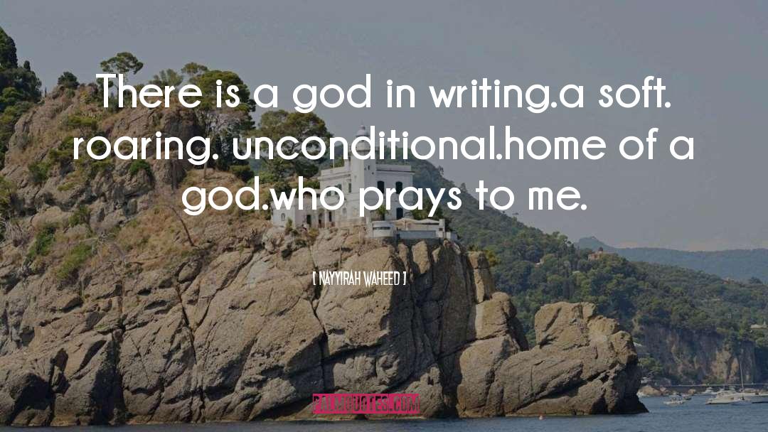Nayyirah Waheed Quotes: There is a god in