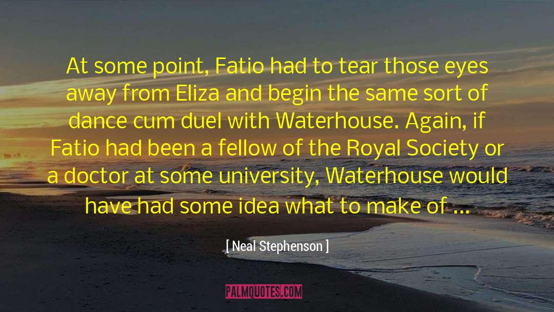 Neal Stephenson Quotes: At some point, Fatio had