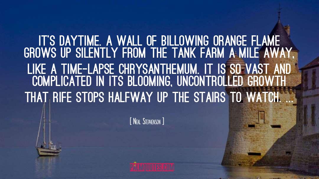 Neal Stephenson Quotes: It's daytime. A wall of