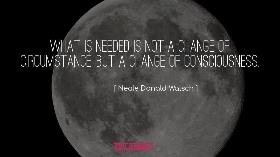 Neale Donald Walsch Quotes: What is needed is not
