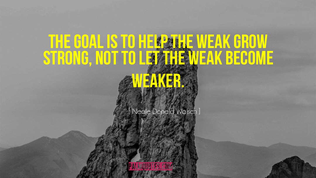 Neale Donald Walsch Quotes: The goal is to help