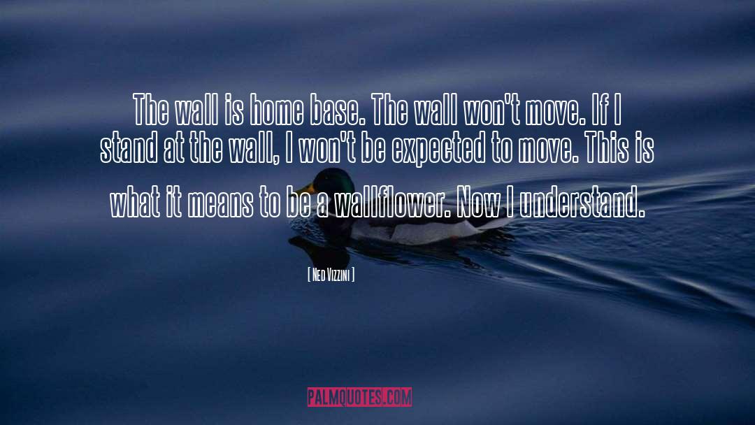 Ned Vizzini Quotes: The wall is home base.