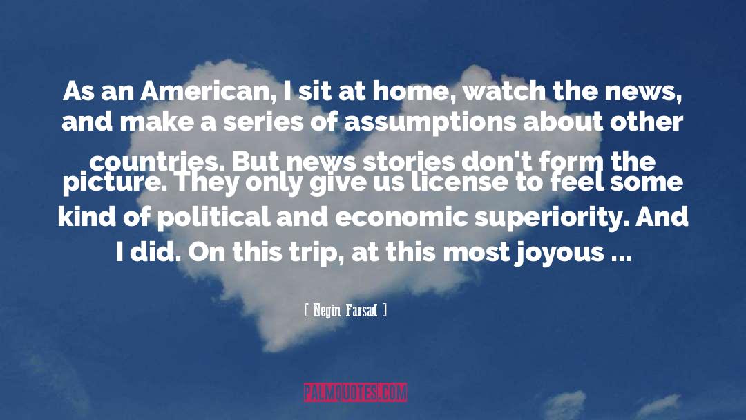 Negin Farsad Quotes: As an American, I sit