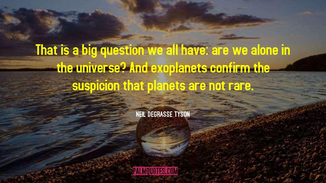Neil DeGrasse Tyson Quotes: That is a big question