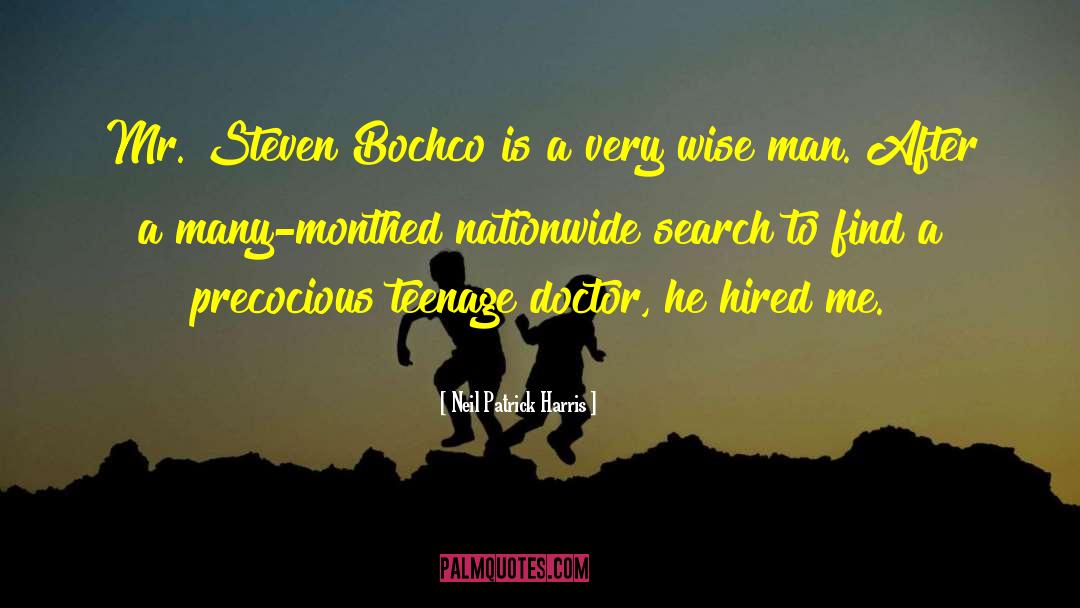 Neil Patrick Harris Quotes: Mr. Steven Bochco is a