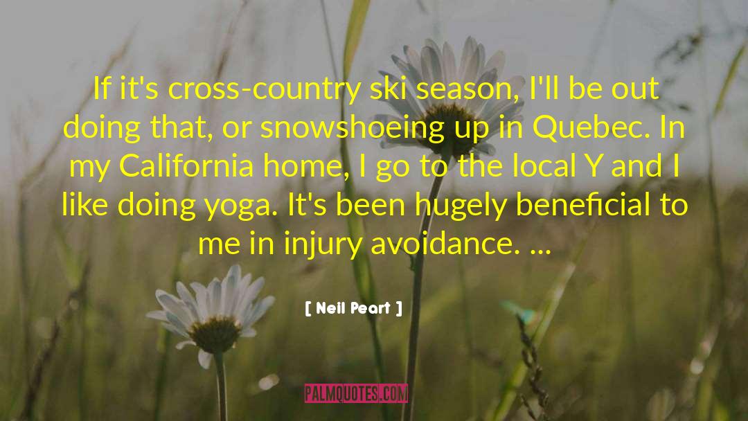 Neil Peart Quotes: If it's cross-country ski season,