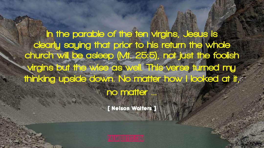 Nelson Walters Quotes: In the parable of the